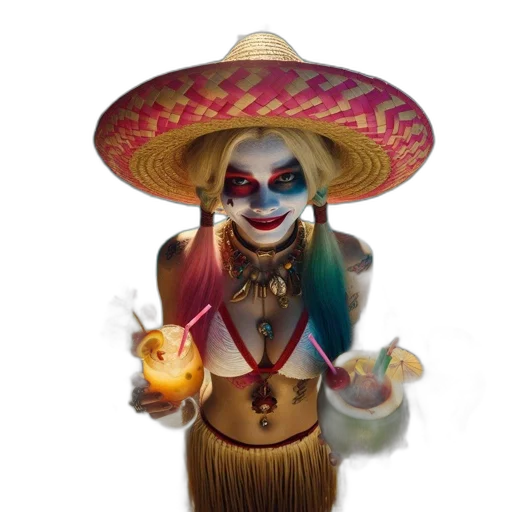 mask, staff, hat, jewelry transparent PNG cut-out