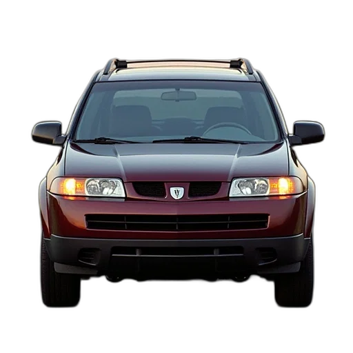 car, 3d render, 2006, saturn transparent PNG cut-out
