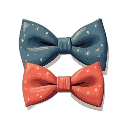 mask, 3d render, set, bow transparent PNG cut-out