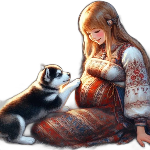 animal, oil painting, fantasy art, concept art transparent PNG cut-out