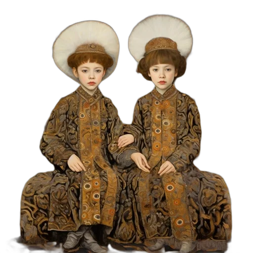 furniture, hat, oil painting, photorealistic transparent PNG cut-out