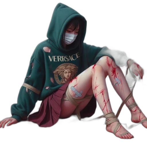 weapon, dress, jacket, concept art transparent PNG cut-out