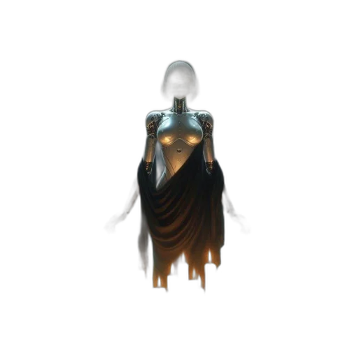 robot, mask, jewelry, dress transparent PNG cut-out