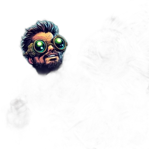 mask, face, creature, staff transparent PNG cut-out