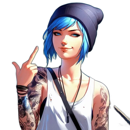 face, hat, weapon, staff transparent PNG cut-out