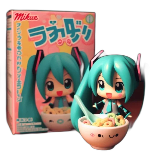 food, 3d render, vaporwave, concept art transparent PNG cut-out