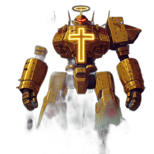 robot, weapon, concept art, fantasy art transparent PNG cut-out