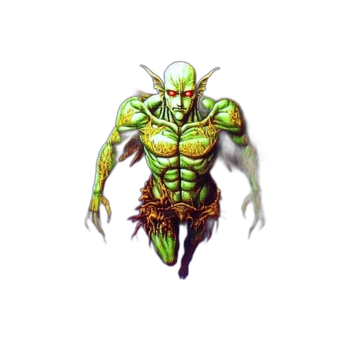 creature, robot, staff, dragon transparent PNG cut-out