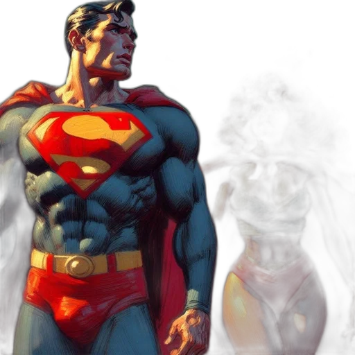 comic book art, concept art, 3d render, fantasy art transparent PNG cut-out