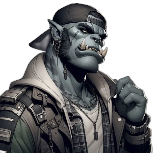face, staff, concept art, fantasy art transparent PNG cut-out
