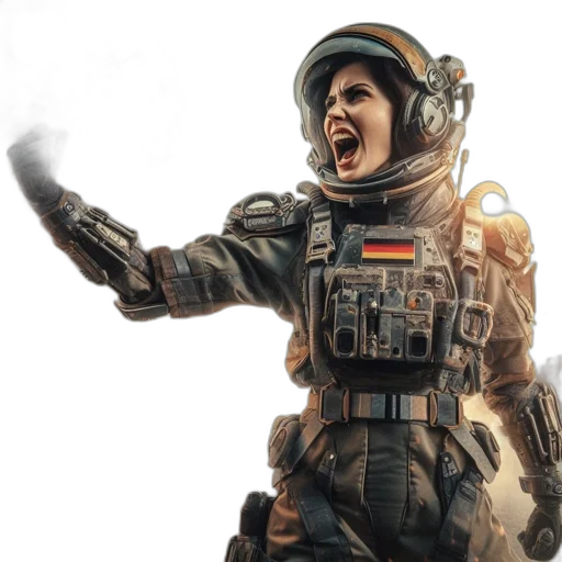 staff, weapon, face, robot transparent PNG cut-out