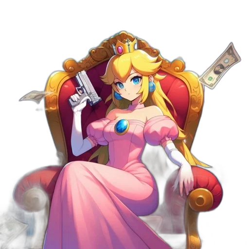 crown, staff, weapon, dress transparent PNG cut-out