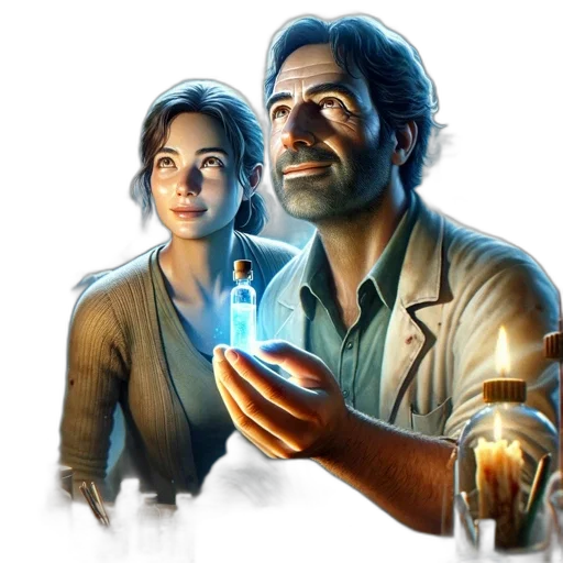 concept art, comic book art, photorealistic, 3d render transparent PNG cut-out