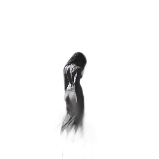 dress, creature, robot, hair transparent PNG cut-out