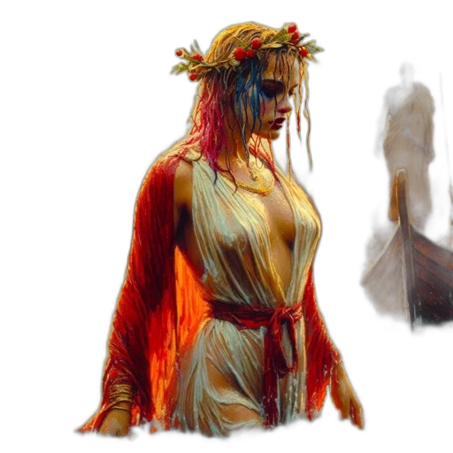 dress, concept art, fantasy art, photorealistic transparent PNG cut-out