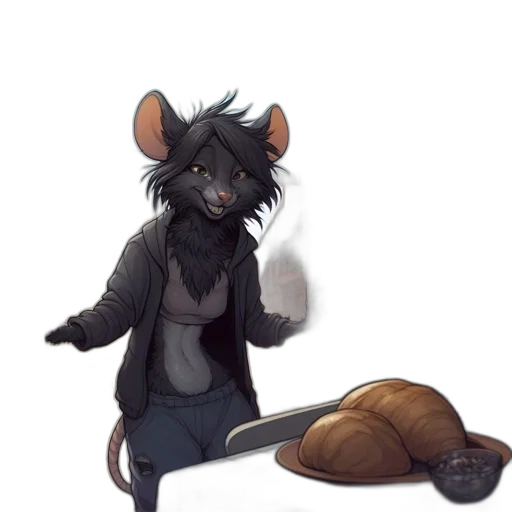 jacket, animal, staff, creature transparent PNG cut-out