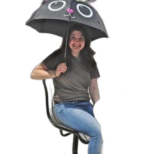 umbrella, furniture, hat, jacket transparent PNG cut-out