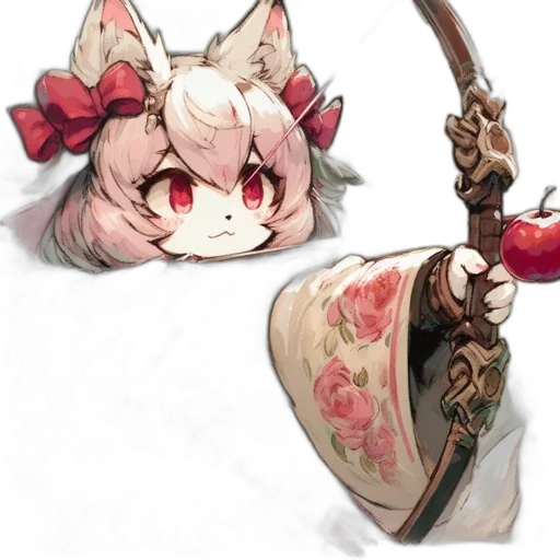 weapon, staff, sword, crown transparent PNG cut-out