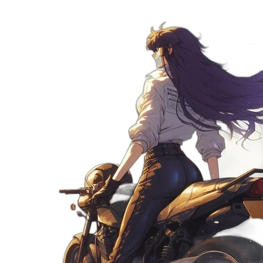 concept art, anime, comic book art, watercolor transparent PNG cut-out