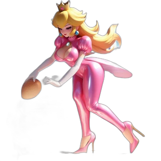 dress, weapon, staff, crown transparent PNG cut-out