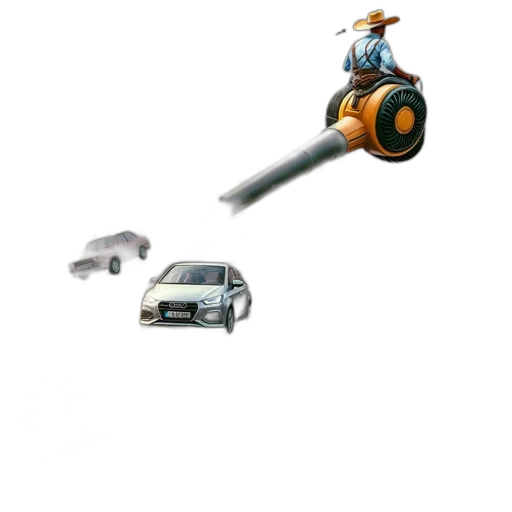 car, weapon, robot, staff transparent PNG cut-out