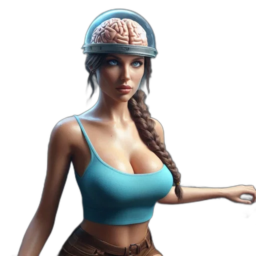 hat, jewelry, concept art, 3d render transparent PNG cut-out