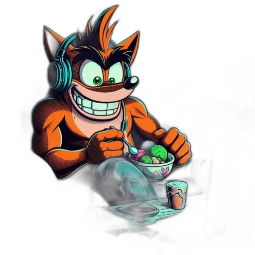 food, creature, mask, concept art transparent PNG cut-out