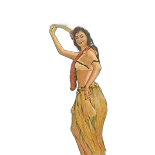 dress, staff, jewelry, hair transparent PNG cut-out