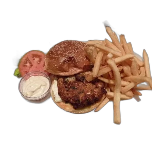 food, crown, 3d render, photorealistic transparent PNG cut-out