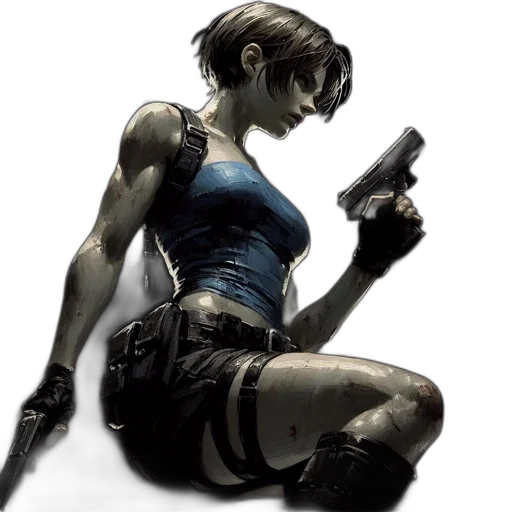 weapon, concept art, comic book art, cyberpunk transparent PNG cut-out