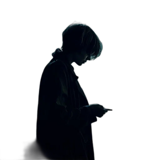 jacket, staff, robot, face transparent PNG cut-out