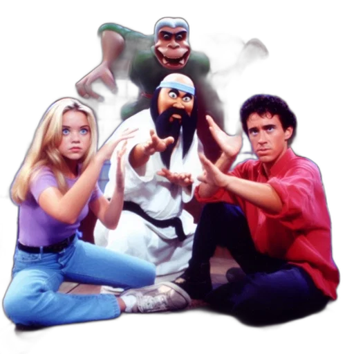 vaporwave, concept art, pixel art, comic book art transparent PNG cut-out