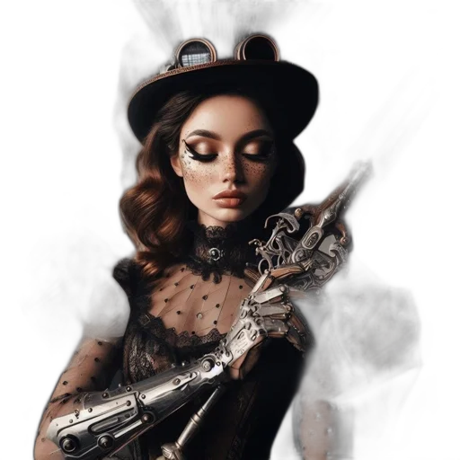 weapon, staff, crown, hat transparent PNG cut-out