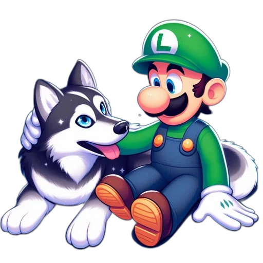 animal, pixel art, concept art, watercolor transparent PNG cut-out