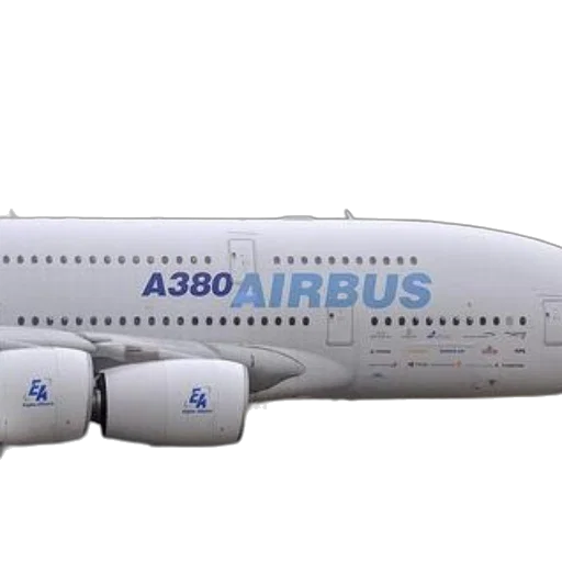 3d render, photorealistic, large, airbus transparent PNG cut-out