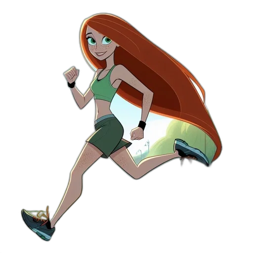 dress, hair, concept art, cartoon transparent PNG cut-out