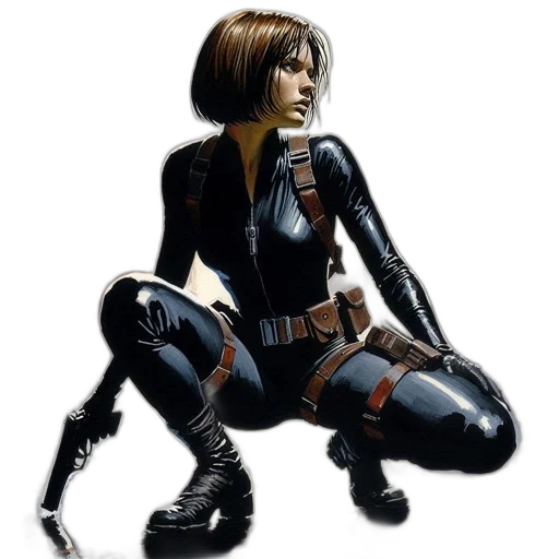 robot, comic book art, concept art, cyberpunk transparent PNG cut-out