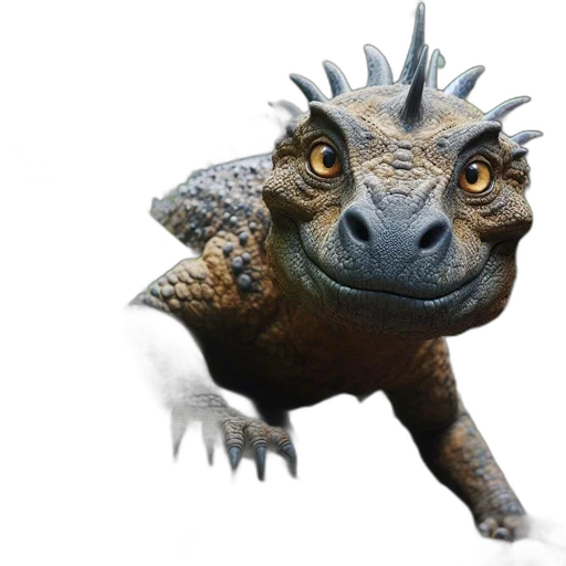 dragon, creature, animal, crown transparent PNG cut-out