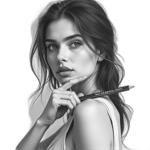 face, jewelry, dress, weapon transparent PNG cut-out