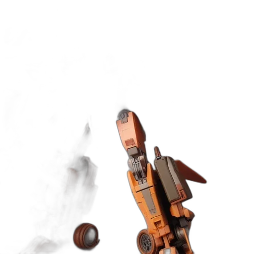 robot, weapon, staff, creature transparent PNG cut-out