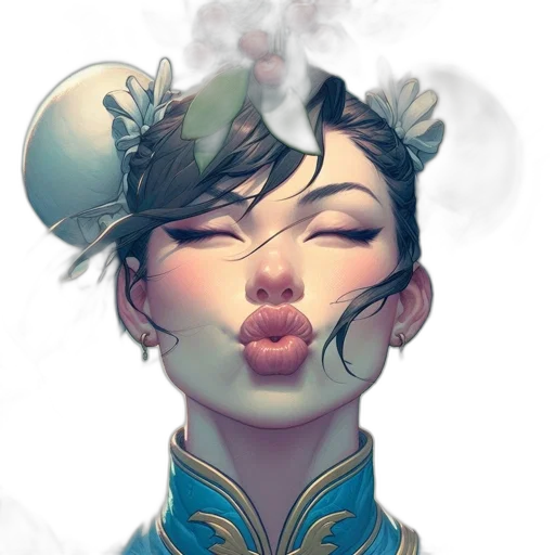 face, mask, staff, fantasy art transparent PNG cut-out