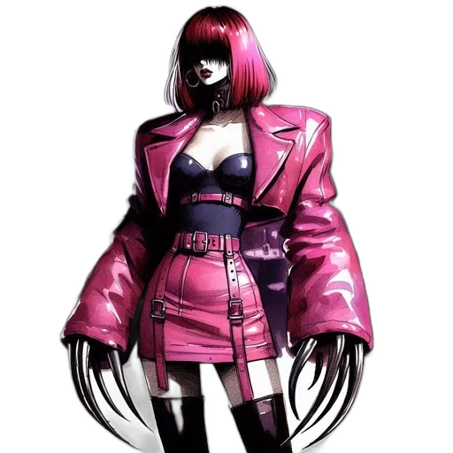 jacket, dress, weapon, robot transparent PNG cut-out