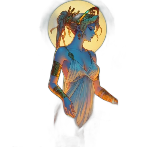 dress, mask, jewelry, concept art transparent PNG cut-out