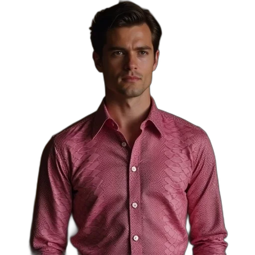 jacket, pink, snakeskin, shirt transparent PNG cut-out