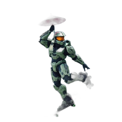 robot, weapon, staff, sword transparent PNG cut-out