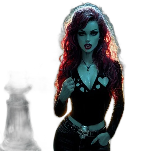 dress, jewelry, comic book art, concept art transparent PNG cut-out