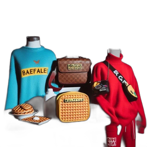 jacket, inside, waffle, house-themed transparent PNG cut-out