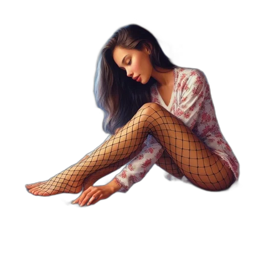 dress, shoes, jewelry, pixel art transparent PNG cut-out