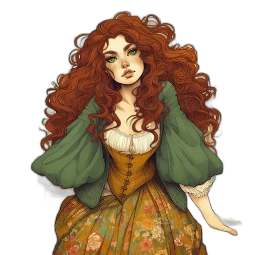 dress, fantasy art, concept art, pixel art transparent PNG cut-out