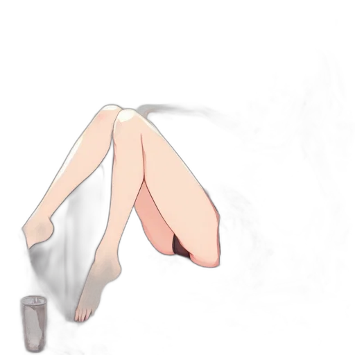 dress, staff, creature, shoes transparent PNG cut-out